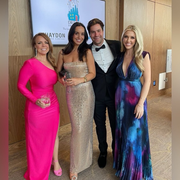 Oh Polly AMAYA Embellished Bandeau Maxi Dress in Almond- worn once and SOLD OUT! - Picture 3 of 3